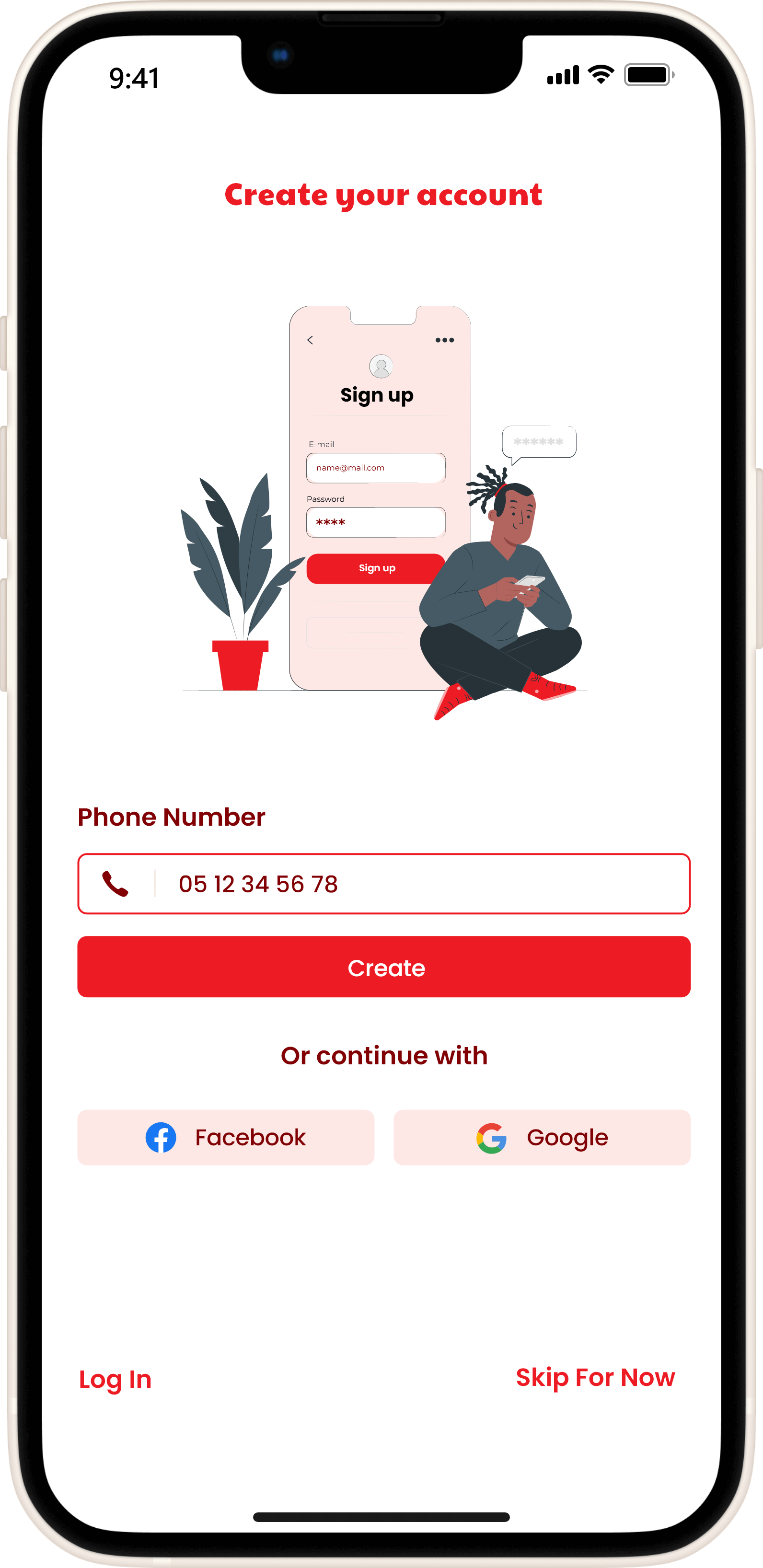 Create an account